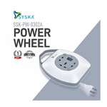 SYSKA SSK-PW-0302A-WGY Power Wheel (White-Grey)